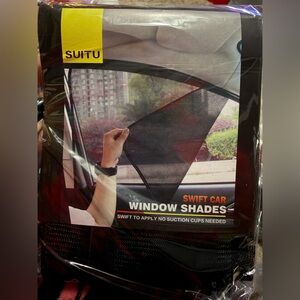 *NEW* 4 pack - SUITU Swift Car Window Shades - Black
